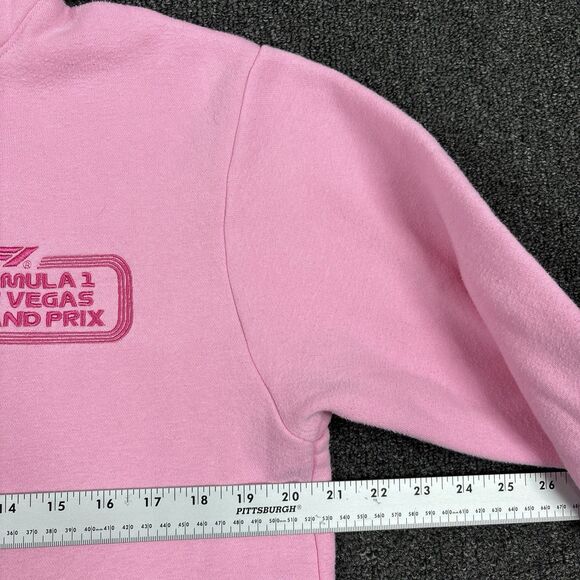 Formula 1 Las Vegas Grand Prix 2024 Pink Hoodie Long Sleeve Pullover Size XS - Picture 6 of 7